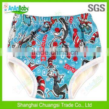 Hot 2014 New Printed Reusable Bamboo Potty Training Pants