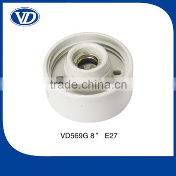 E27 ceramic wall socket VD569G 8"