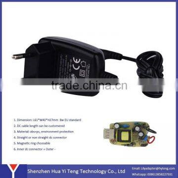 EU 12v 0.5a 500mA ac/dc Power Adapter