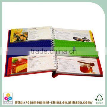 overseas recipe book, cheap hardcover cook book printing