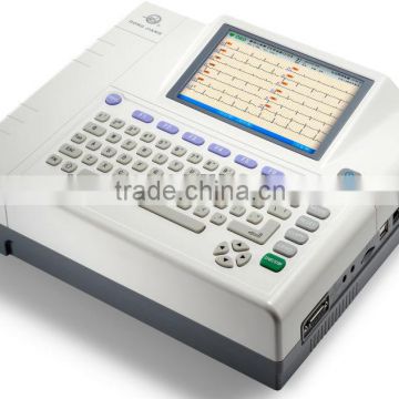 12 Channel Intelligent ECG Machine