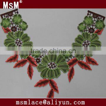 Women embroideried neck lace designs for sale