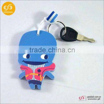 High quality factory price advertising shark promotion cheap keychains in bulk