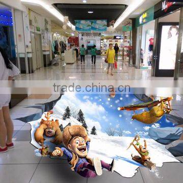 Custom Size PP PVC 3d Floor Advertising photo-5