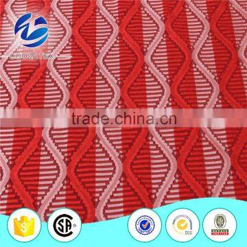 Fashion top quality lace design print fabric with nylon spandex polyester