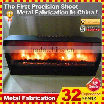 Modern electric fireplace Kindle indoor freestanding fireplace mantel customized