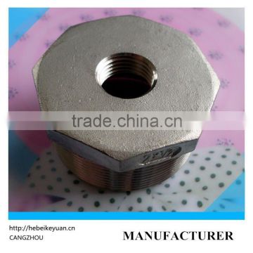 Class 150 stainless steel 304 male and female reduced bushing connector