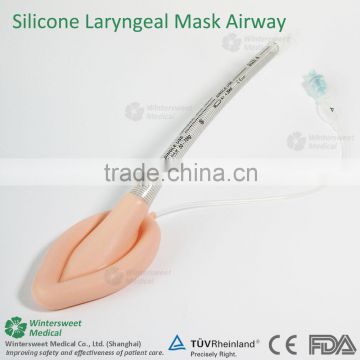 100% Silicone Reinforced Laryngeal Mask Airway with CE Certificate