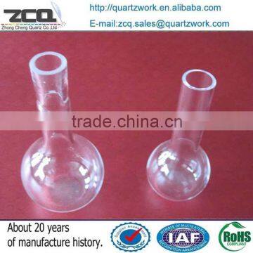 Polishing Kinds Shape Quartz Glass Lab Furnace With Glass Stopper photo-4