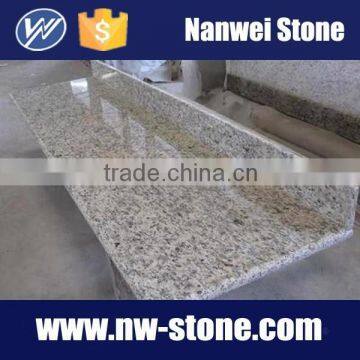 yellow granite bathroom vanity top with back splashboard