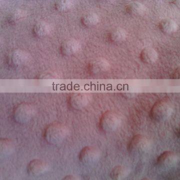 Pink super soft plush fabric