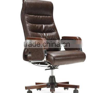 Leather luxury wooden executive office chair office chair GZH-SJ2010H