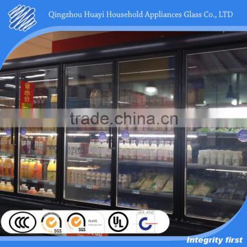 new 2016 low-e glass panels thermal pane glass door