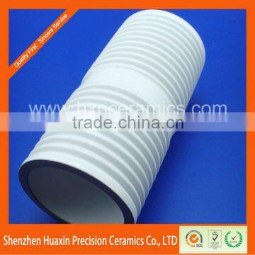 Wear resistant 96% alumina ceramic vacuum tube