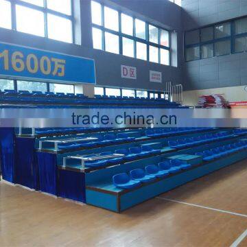 Indoor Mobile Retractable Seating System,retractable Bleacher ,telescopic Grandstand for Sports Center photo-3