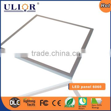 Natural white CE ROHS DLC Flat led panel light 2' x 2' LED panels ultra thin 600x600 led panel lighting for commercial lighting