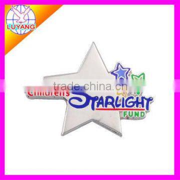 Gold Plated Cloisonne High Quality Lapel Brooch LYLP-010 for Promotion Gift