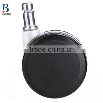 BIFMA Approved 2.5 Inches Heavy Duty Nylon PU Electroplating Caster Wheels for Shower Cubicle photo-4