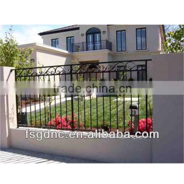 Wrought iron yard guard fence