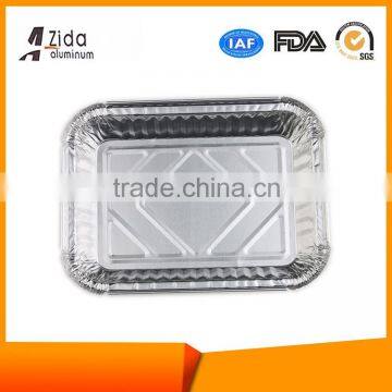 China Gold Manufacturer Competitive Aluminum Foil Food Tray Lid