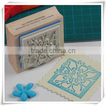 America Maple Stamp-Christmas Series Stamp-Wooden Rubber Stamp photo-2