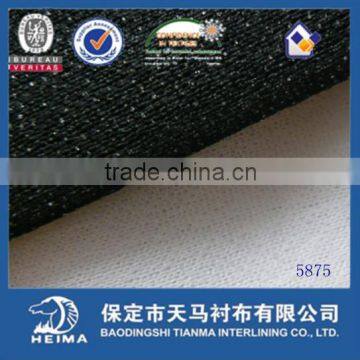 tricot fusible interlining 5875 for jackets