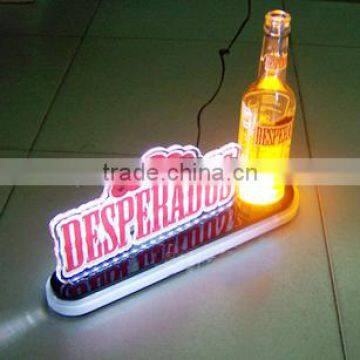 Wine acrylic led display with power