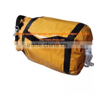 nylon fire resistant flex air duct with carrying bag