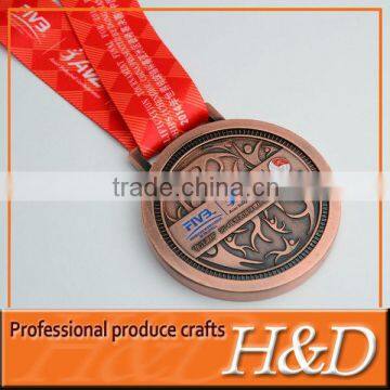 cheap bronze sport custom marathon medal