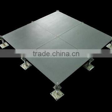 Steel cementitious raised access false floor
