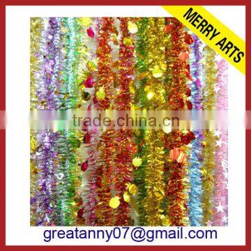 China new design product tinsel curtains party decoration cheap christmas decoration tinsel