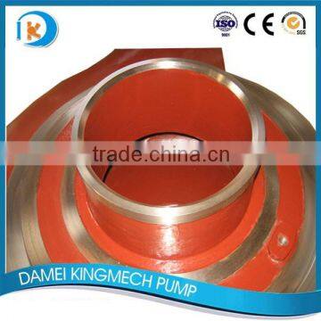 slurry pump spare parts with metal or rubber material