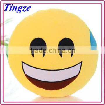 China wholesale stuffed QQ big smile emoji body bath neck pillows