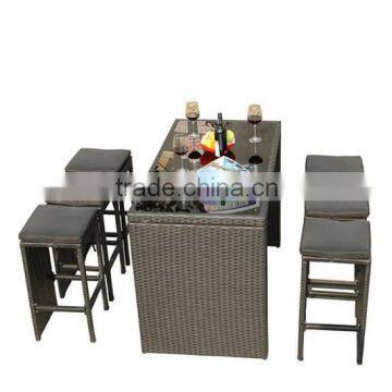 GARDEN LEISURE RATTAN OUTDOOR FURNITURE BAR SETS photo-2