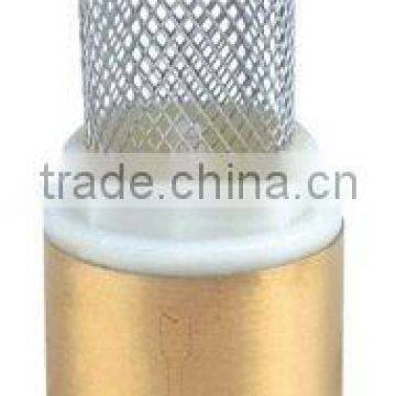 brass spring check valve with filter