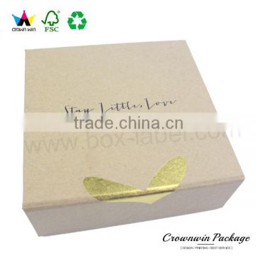 China rectangular printed magnetic hard cardboard hat box