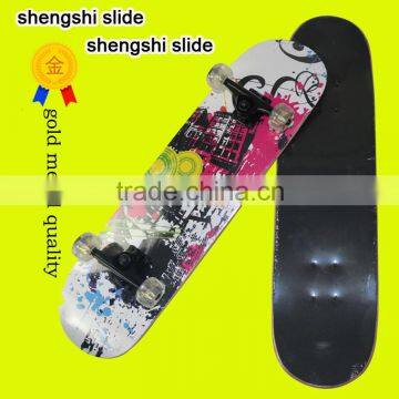 High quality 7 layer maple wood skateboard with heat transfer printing