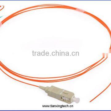 0.9mm SC PC multi mode optical fiber pigtail