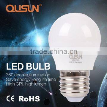 QUSUN LED Pin Pong Bulb 2.5W E27 for Ambience Lighting led light for sale