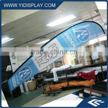 Heat Transfer Display Beach Flag Flying Banners For Outdoor Advertising