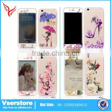 High quality for iPhone 6 phone screen protector diamond protector screen tempered