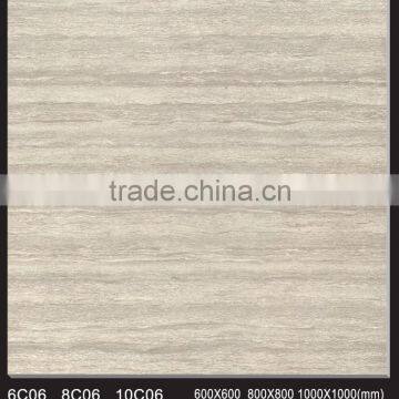 Grey Polished Timber Floor Tile Imitation Wood