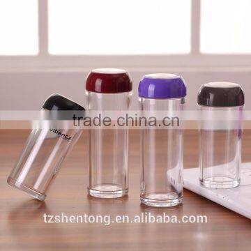Wide Mouth Portable Bpa Free Plastic Drinking Water Bottle YB-0203,YB-0205