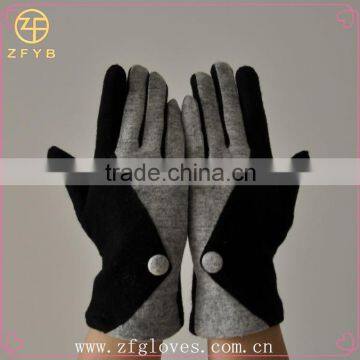 Fashion Lady Warm Pattern Fleece glove