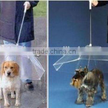 Wholesale Bright Yellow Straight Reverse Pet Umbrella, Straight Promotional Reverse Umbrella for Pet photo-2