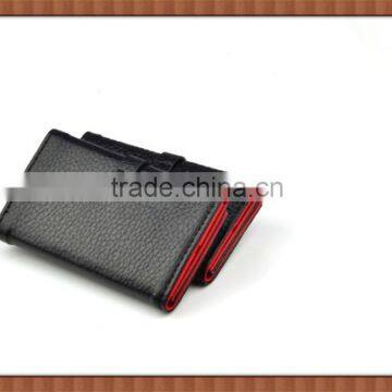 2015 OEM design leather business card holder, SIM card holder, visa card holder