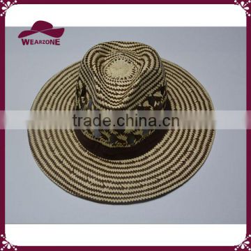 Fashion ladies straw panama hat