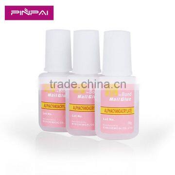 hot sale nail glue, nail art brush on nail glue