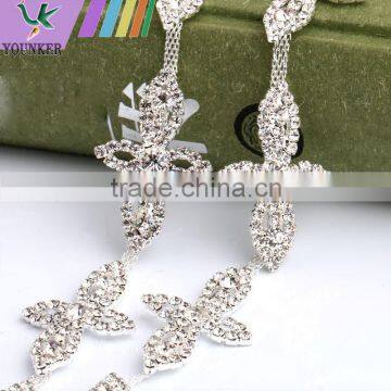Bling Bling Fashion latest Fancy Rhinestone Cup Chian For Garments,bags,shoes decorations YSC02