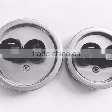 Metallic CBB Capacitor Cover diamater 50mm and 60mm,1+1 terminal